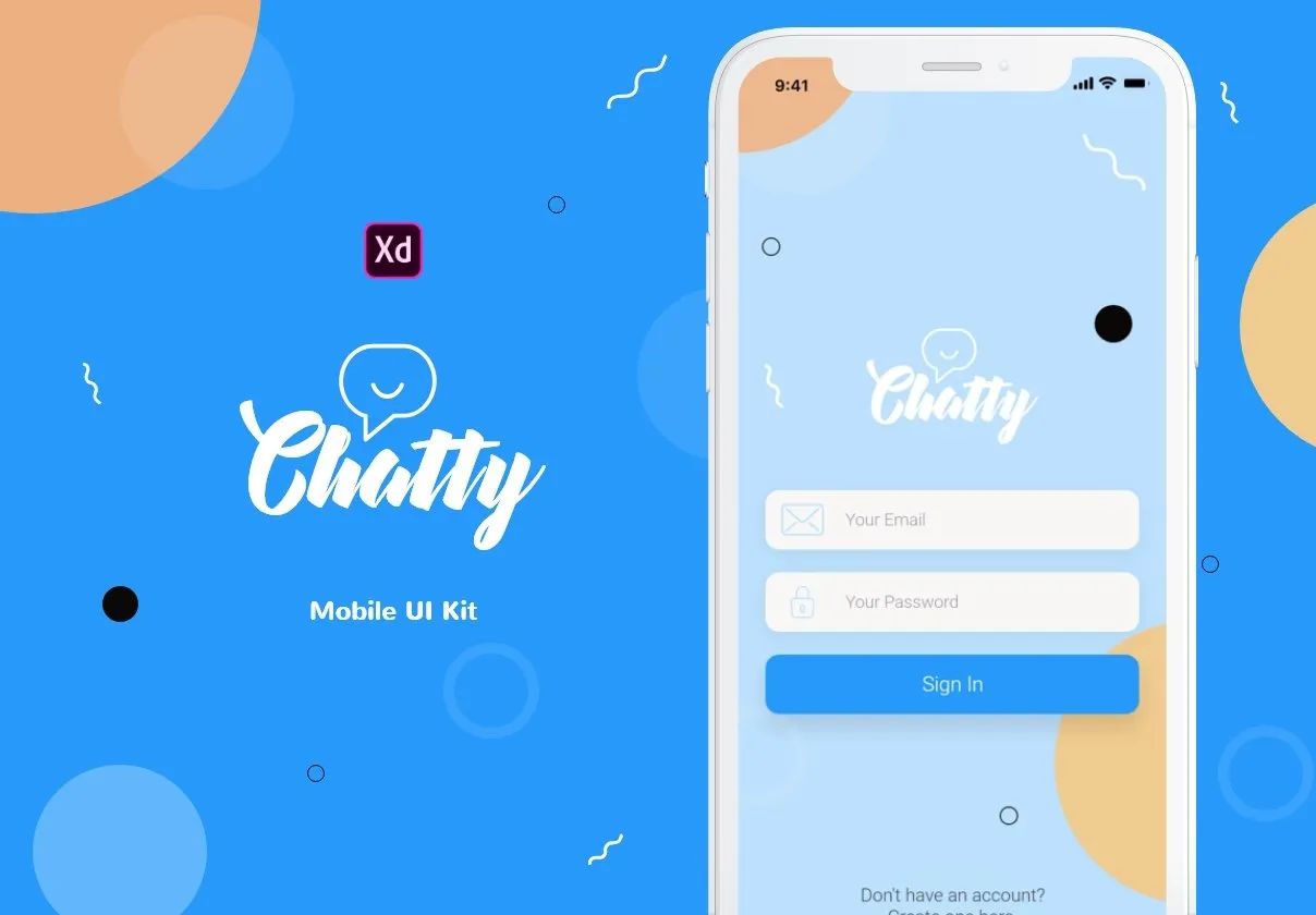 Chatty Mobile UI Kit