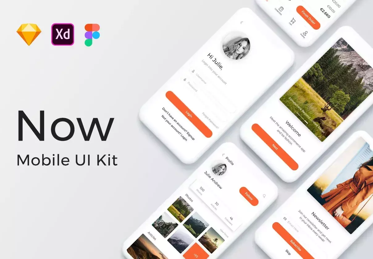 Now Mobile UI Kit