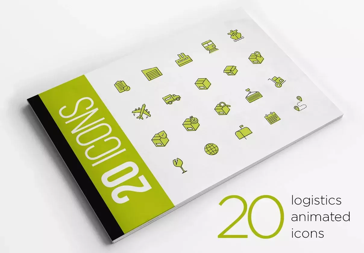 20 Logistics Animated Icons