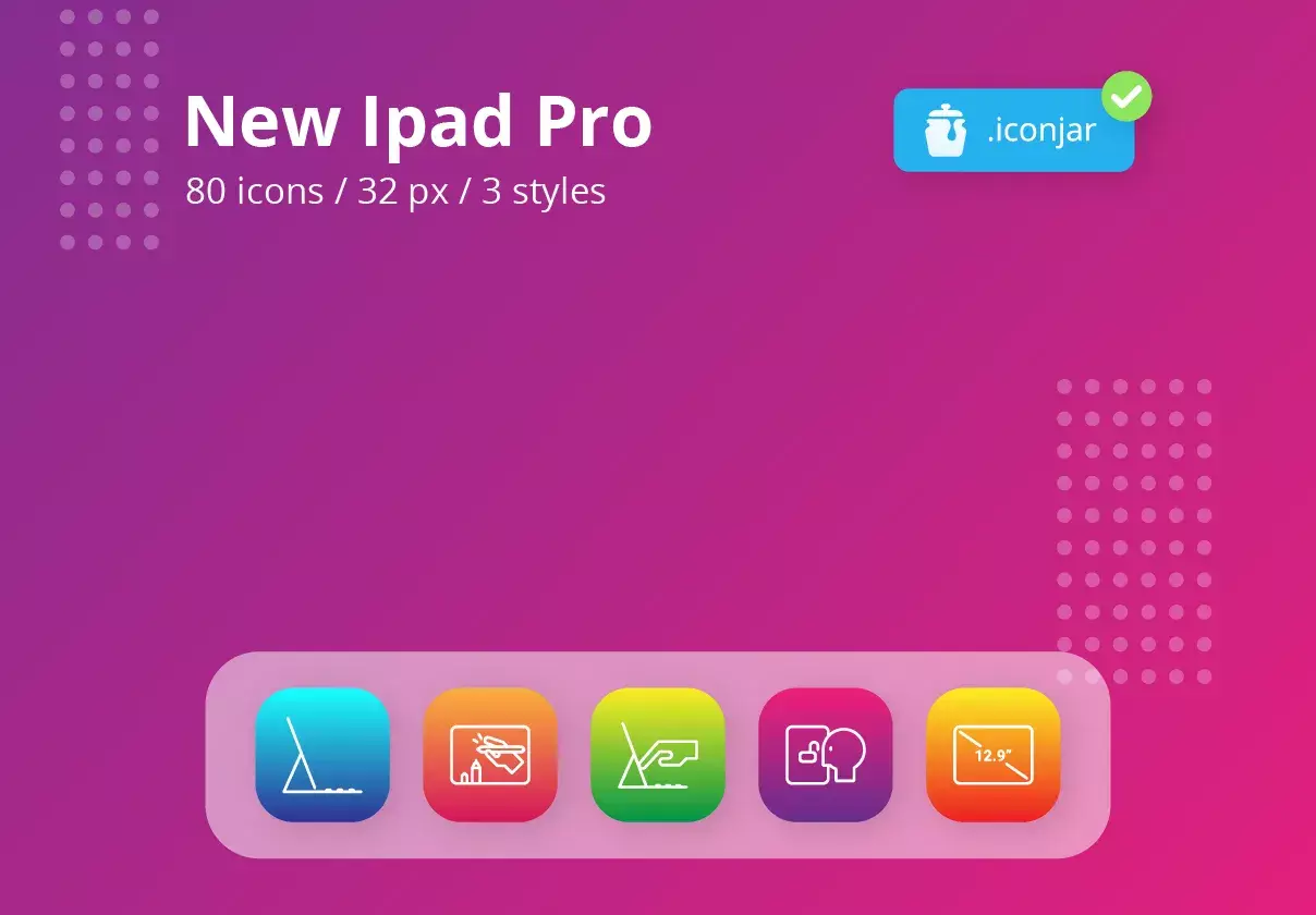 New Ipad Pro Icon Set