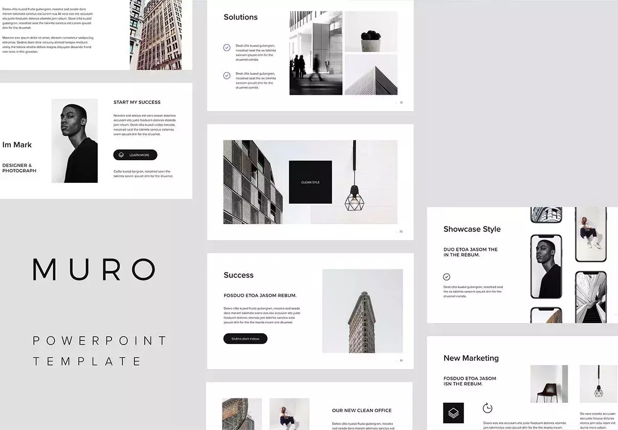 MURO - Modern Powerpoint Presentation