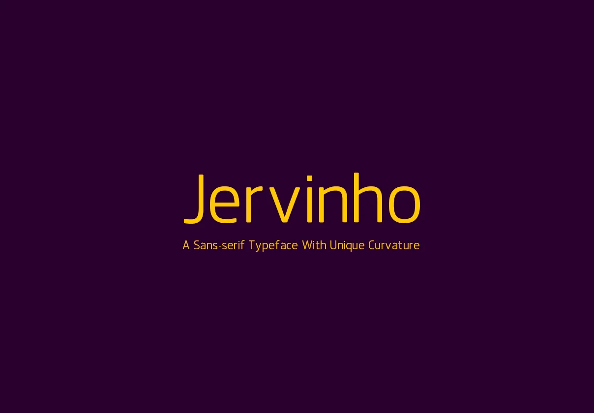 Jervinho Typeface