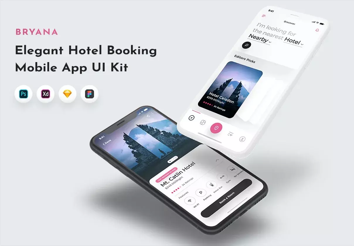 Bryana - Hotel Booking UI Kit