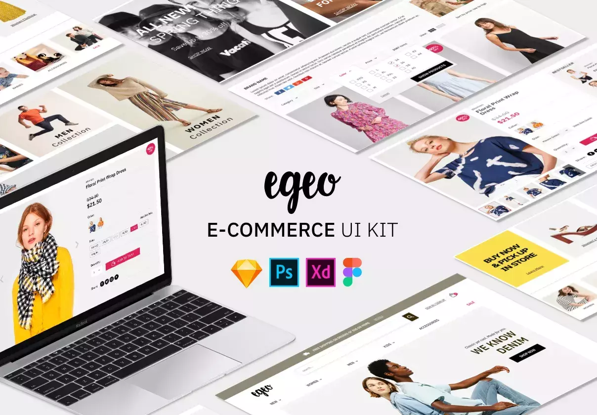 EGEO E-Commerce UI Kit