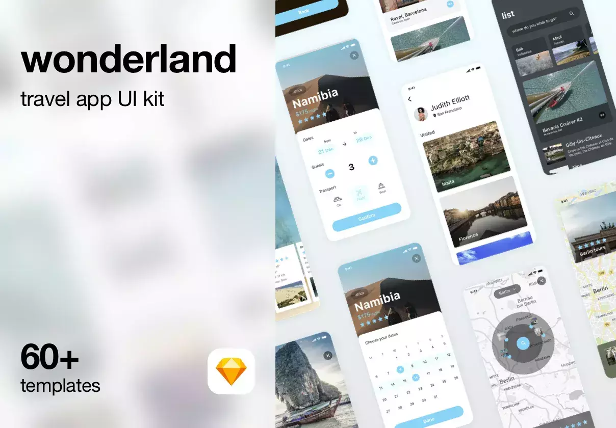 wonderland UI kit