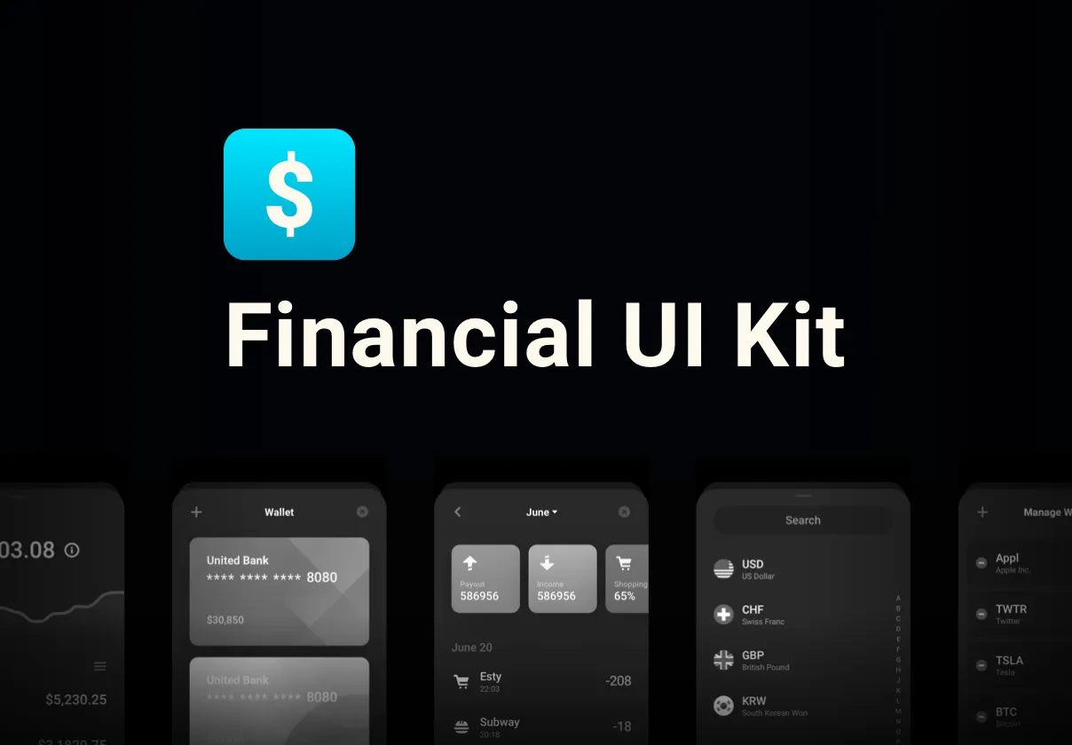 Financial UI Kits