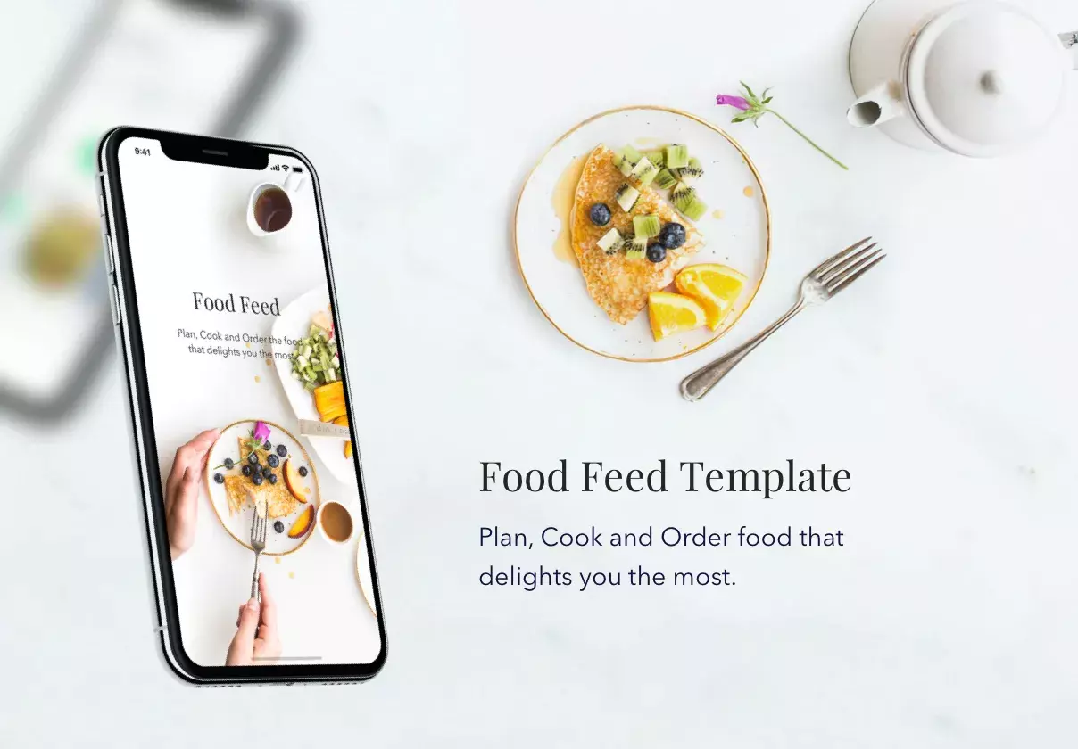 Food Feed UI Template