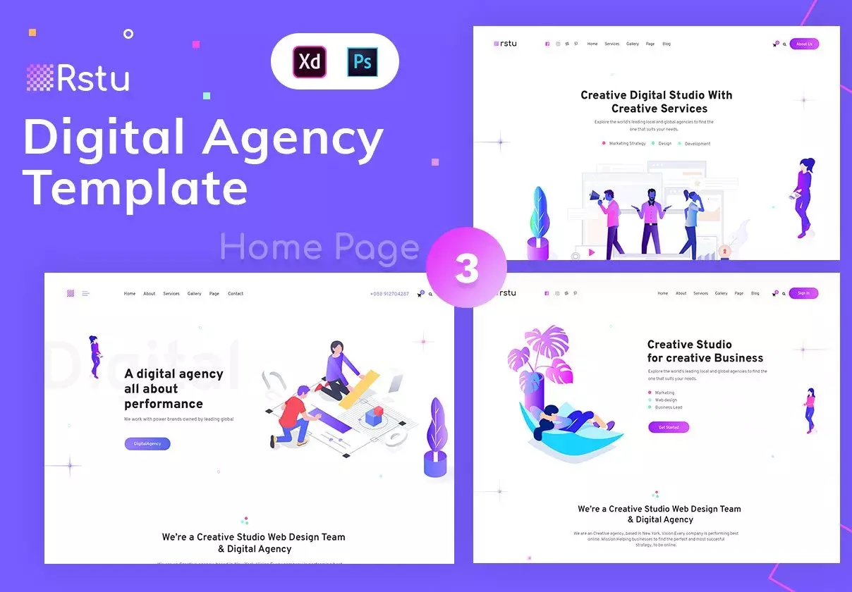 Creative Digital Agency Template