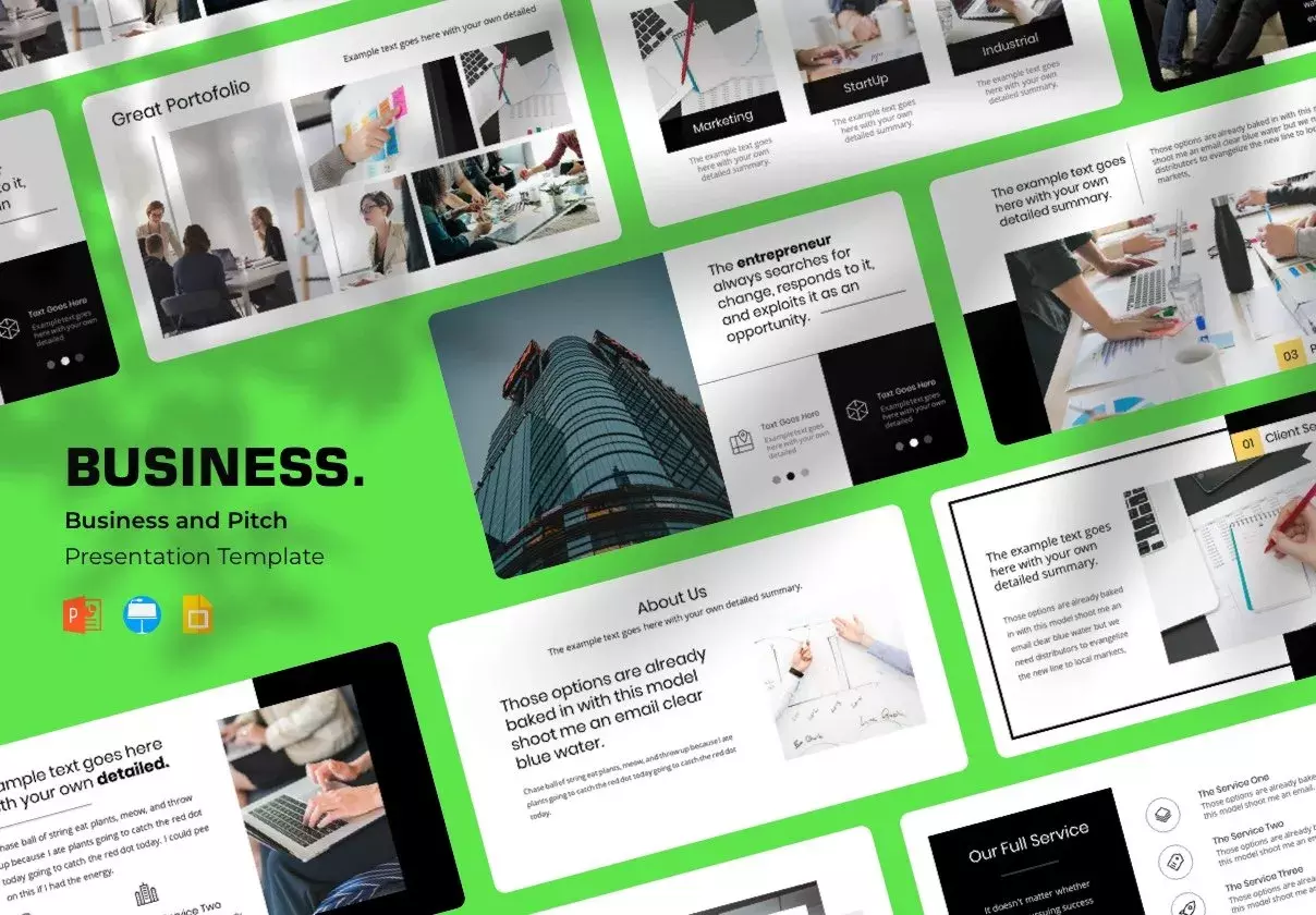 Business - Unique Business Presentation Template