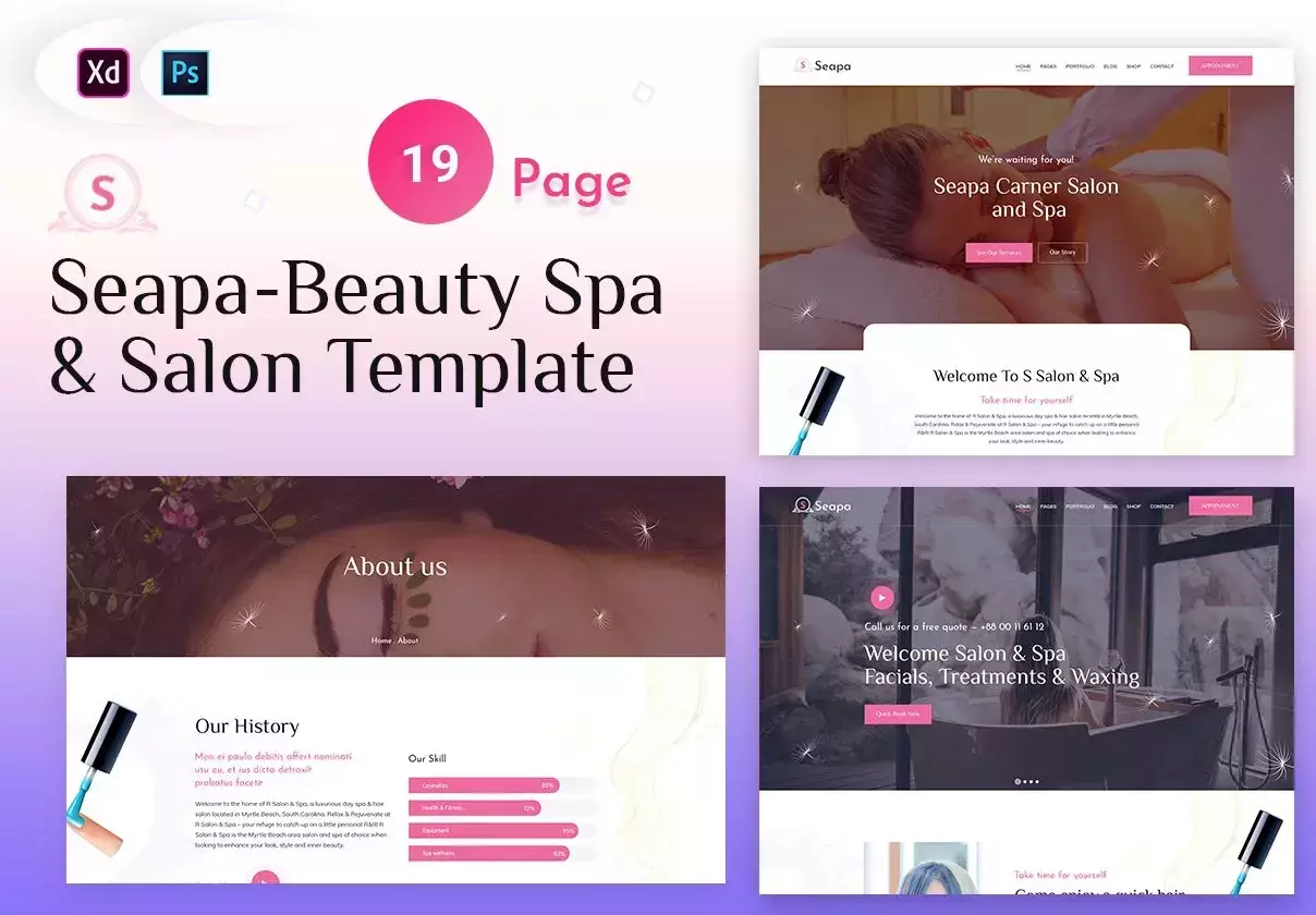 Seapa - Beauty Spa & Salon Template