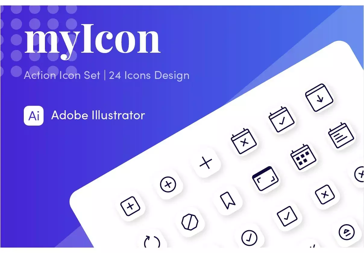 myIcon | Action Icon Set