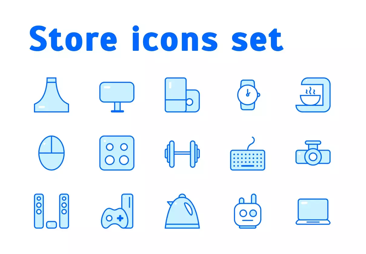 Store Icons Set