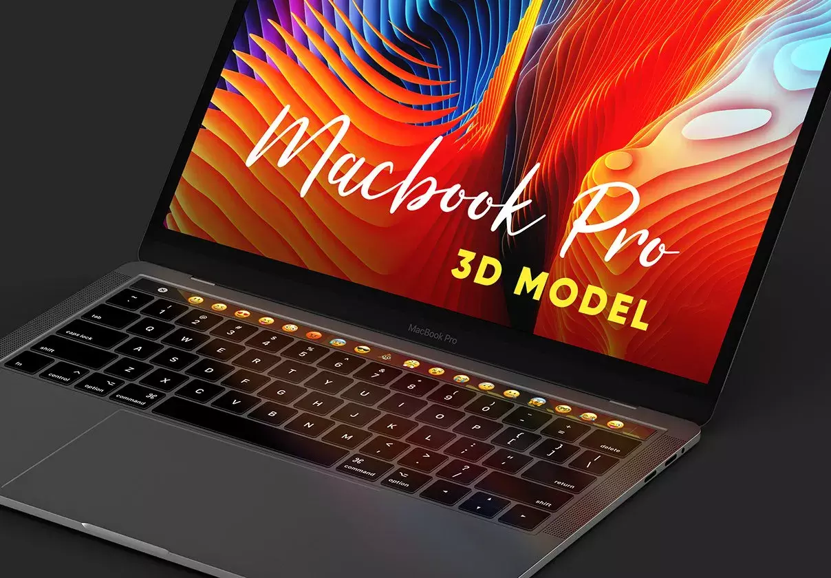 MacBook Pro 3D Model