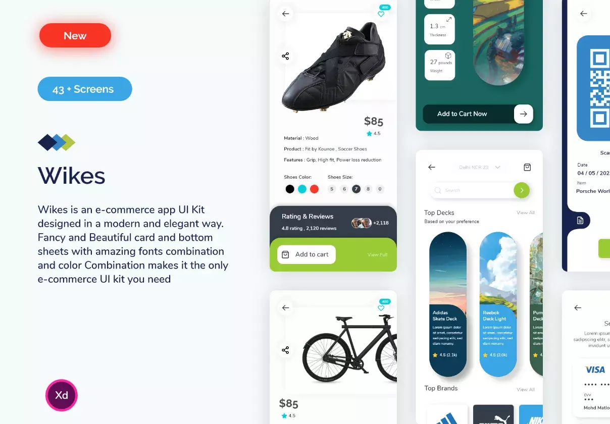 Wikes- Ecommerce App Ui Kit