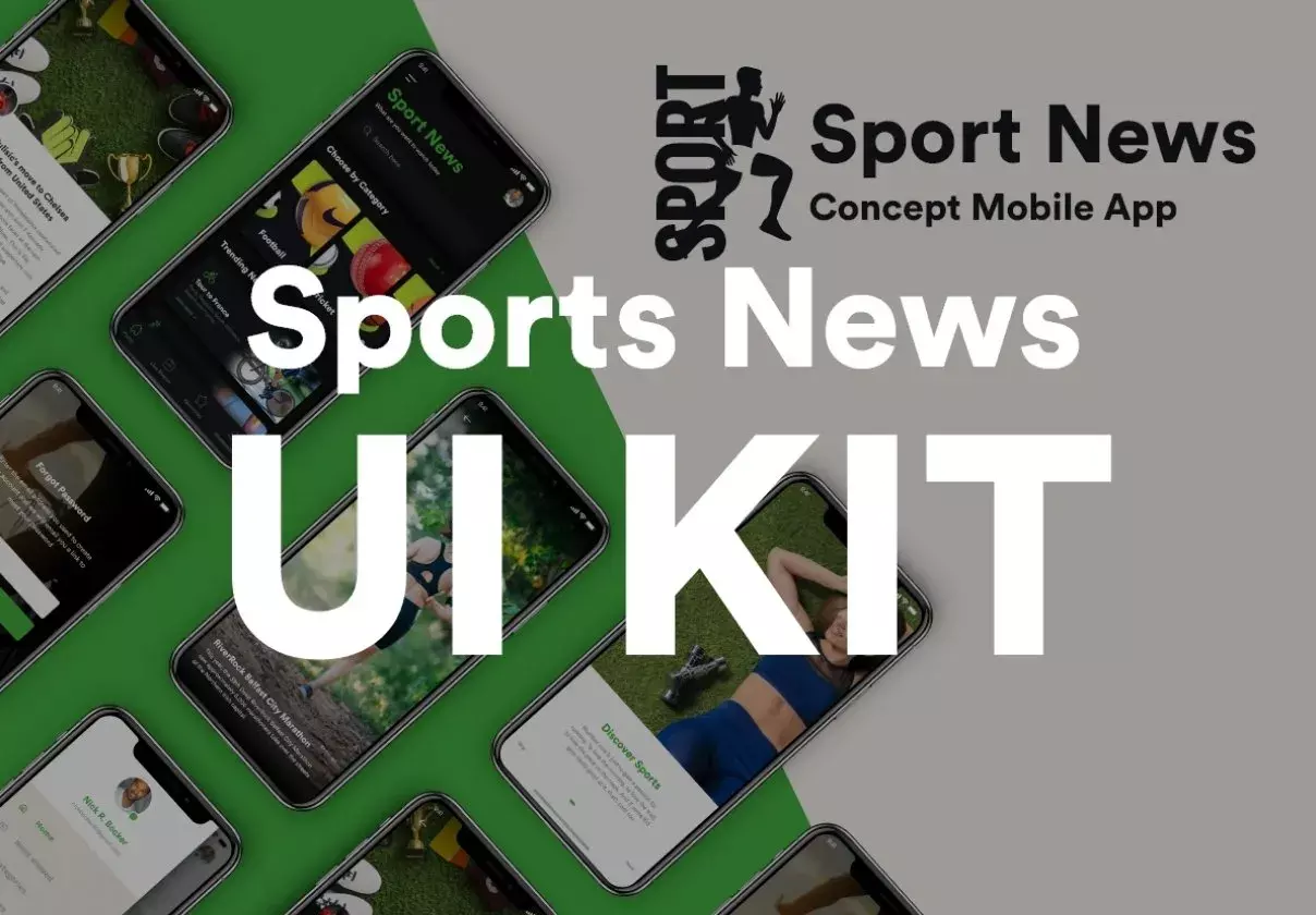 Sport News Concept Mobile App