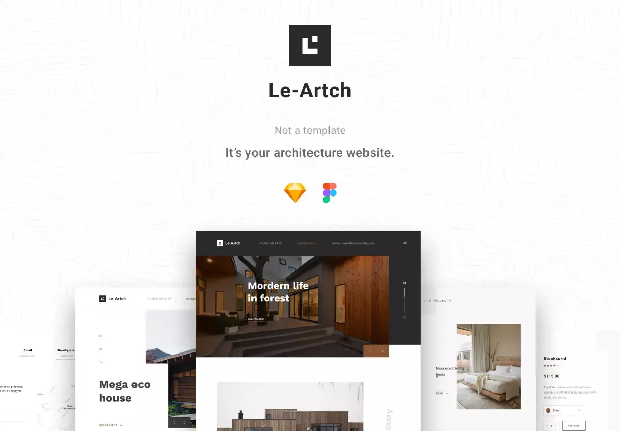 Le Artch Architecture & Interior Website Template