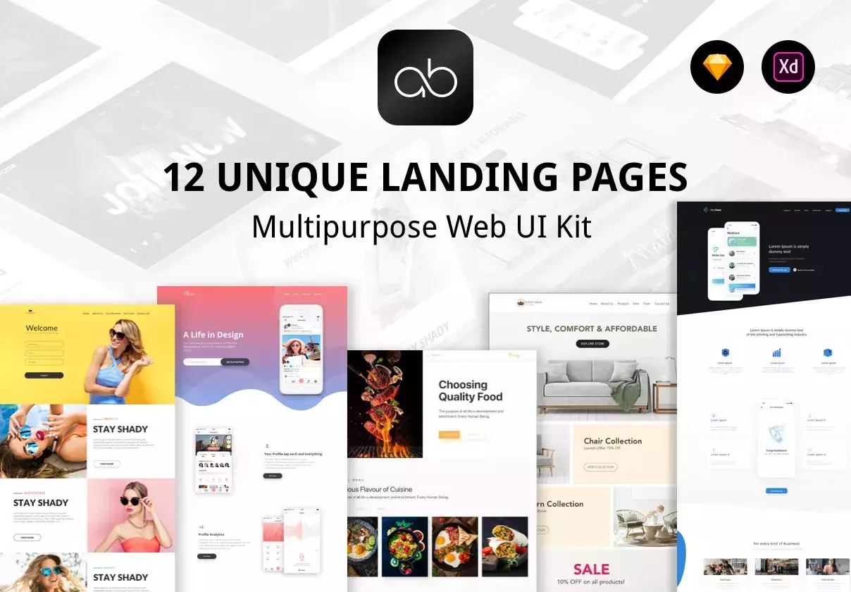 Multi Purpose Landing Pages