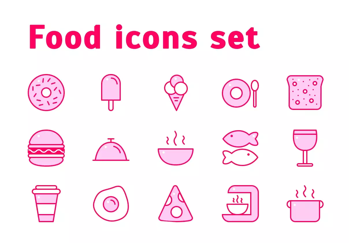 Food Icons Set