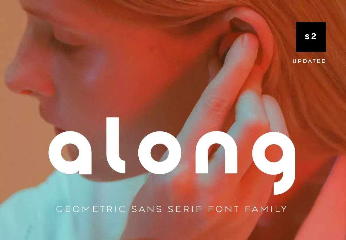 Along Sans Modern Geometric Font Family s2