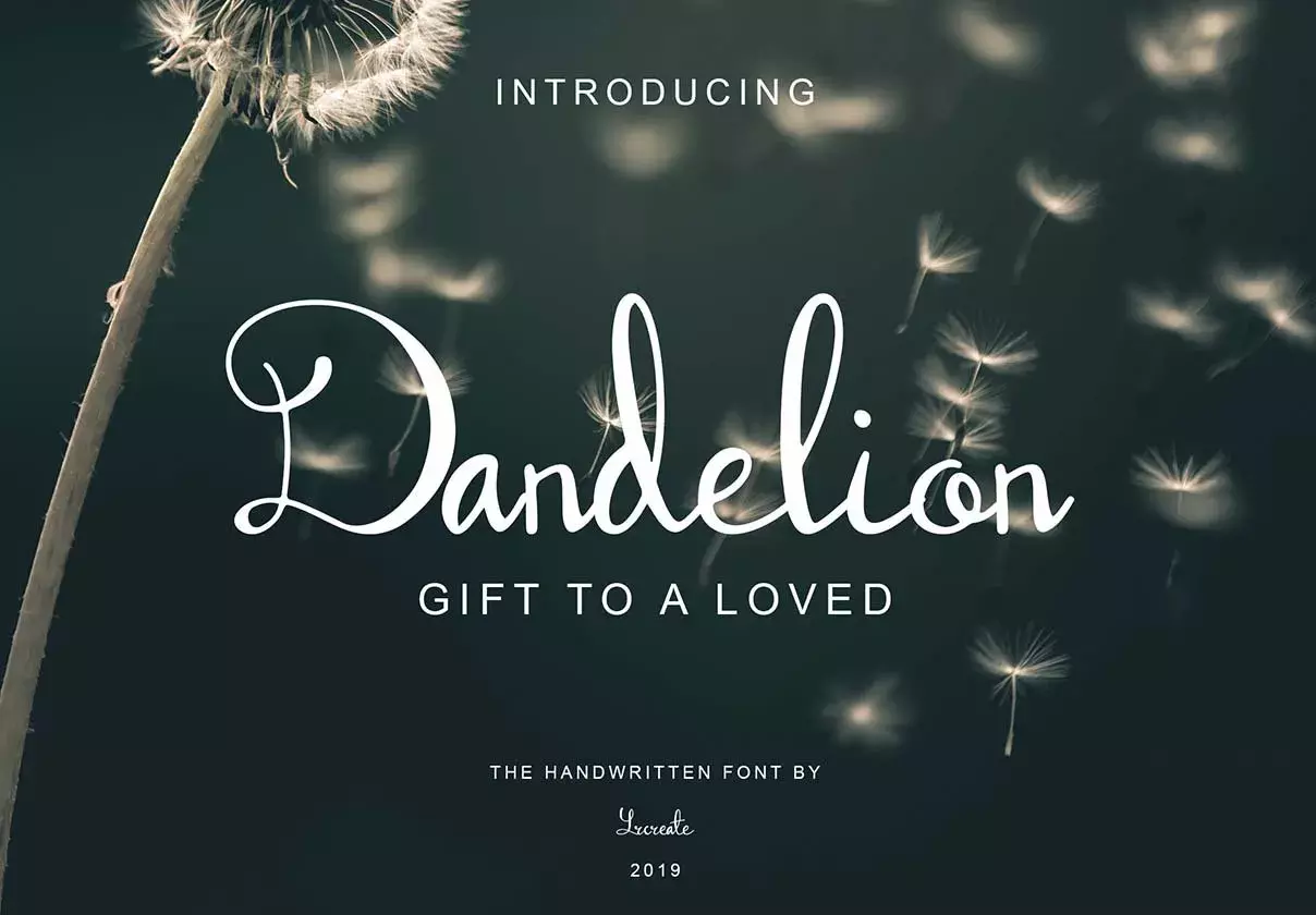 Dandelion Script Font