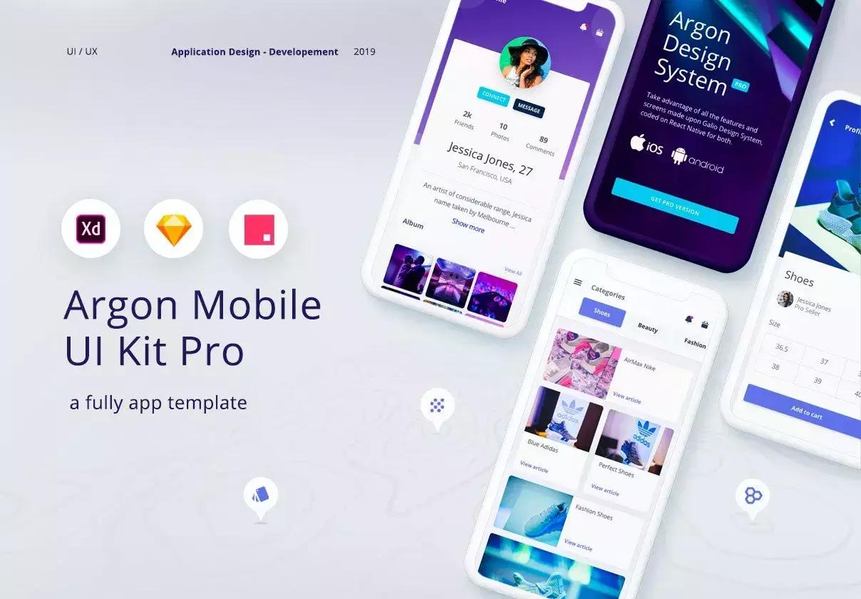 Argon Mobile UI Kit Pro