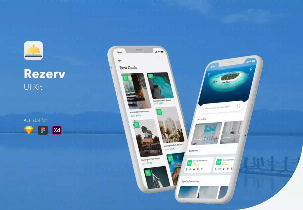 Rezerv Hotel & Booking UI Kit