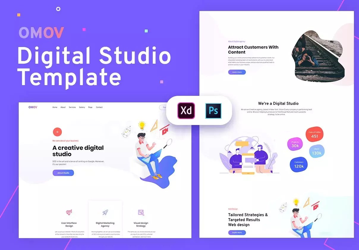 Creative Digital Studio Template