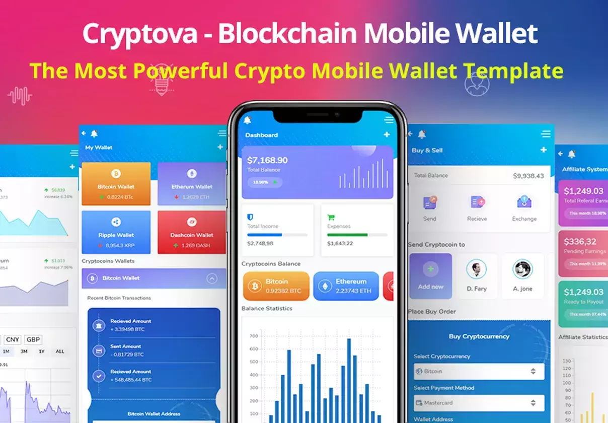 Cryptova Wallet App