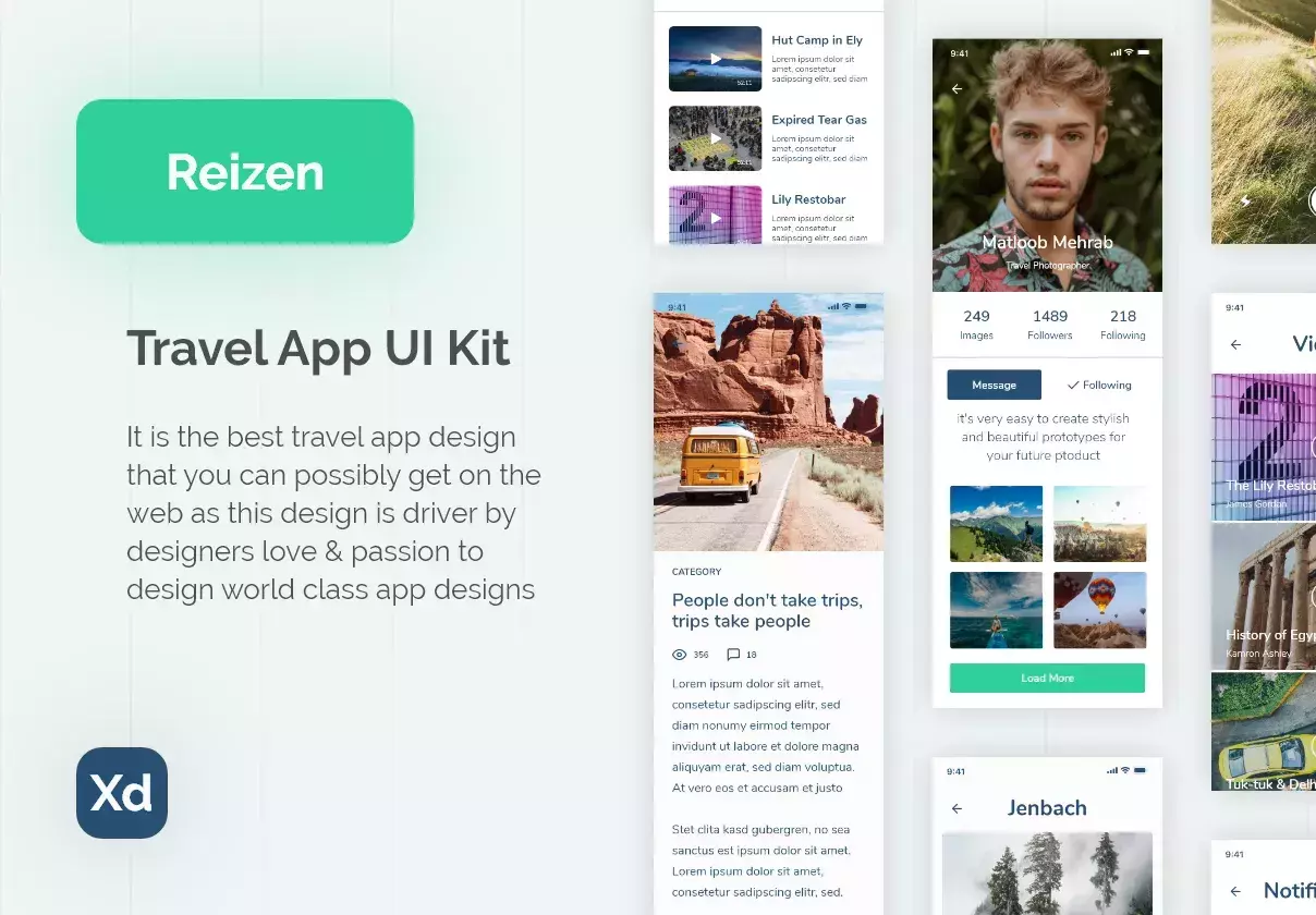 Reizen - Travel UI Kit