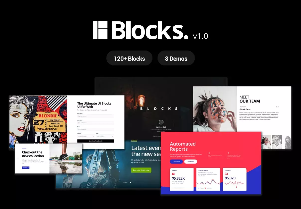 Blocks UI Kit for Sketch