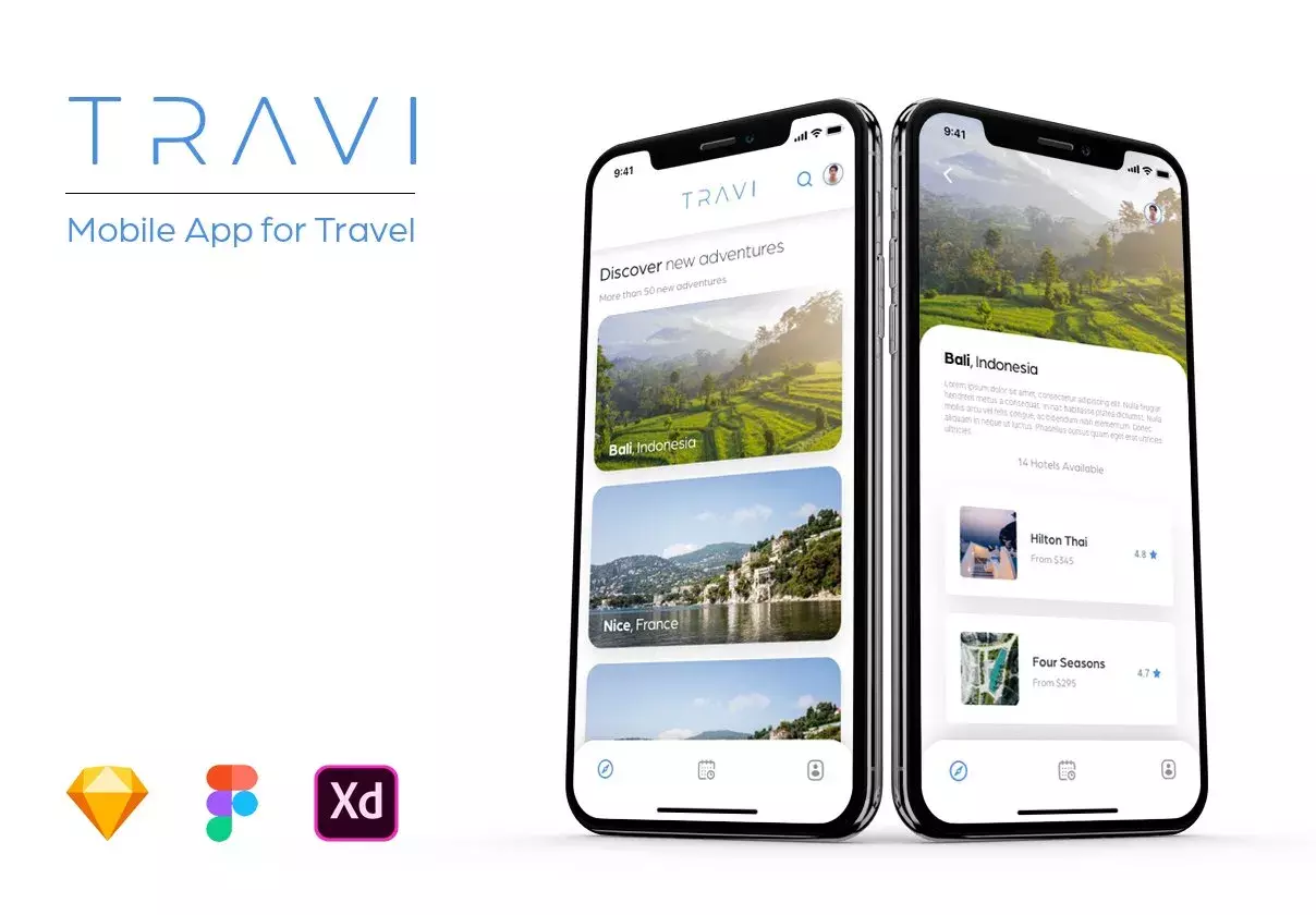 Travi Travel UI Kit