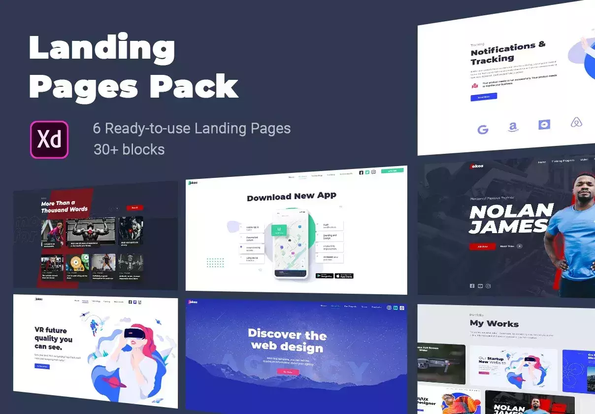 Okos Landing Pages Pack