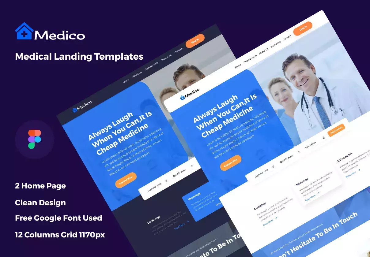 Medico-Medical Landing Page