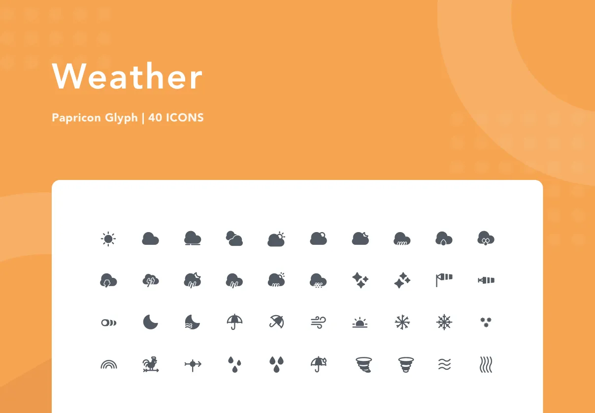 Weather-Papricon Glyph