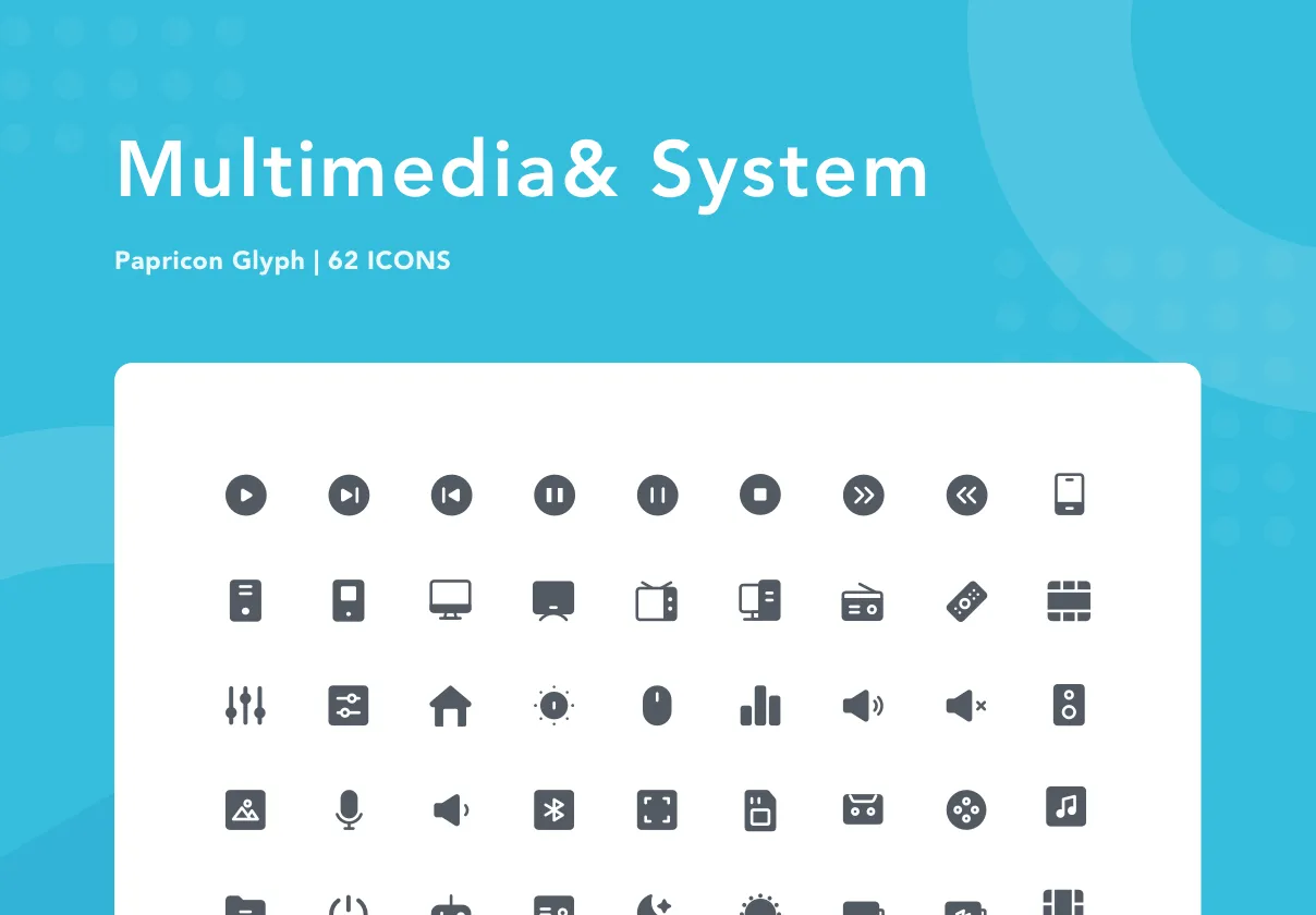 Multimedia & System - Papricon Glyph