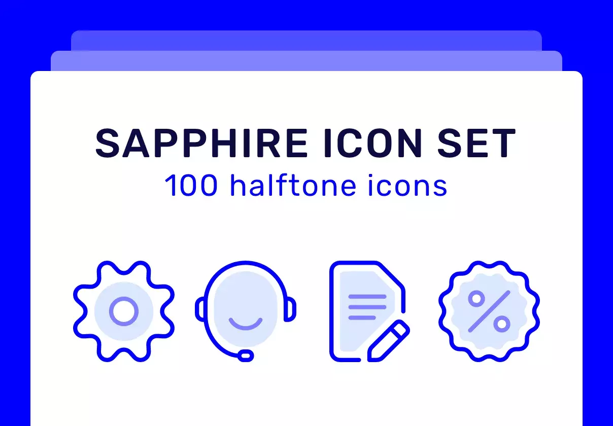 Sapphire Icon Set