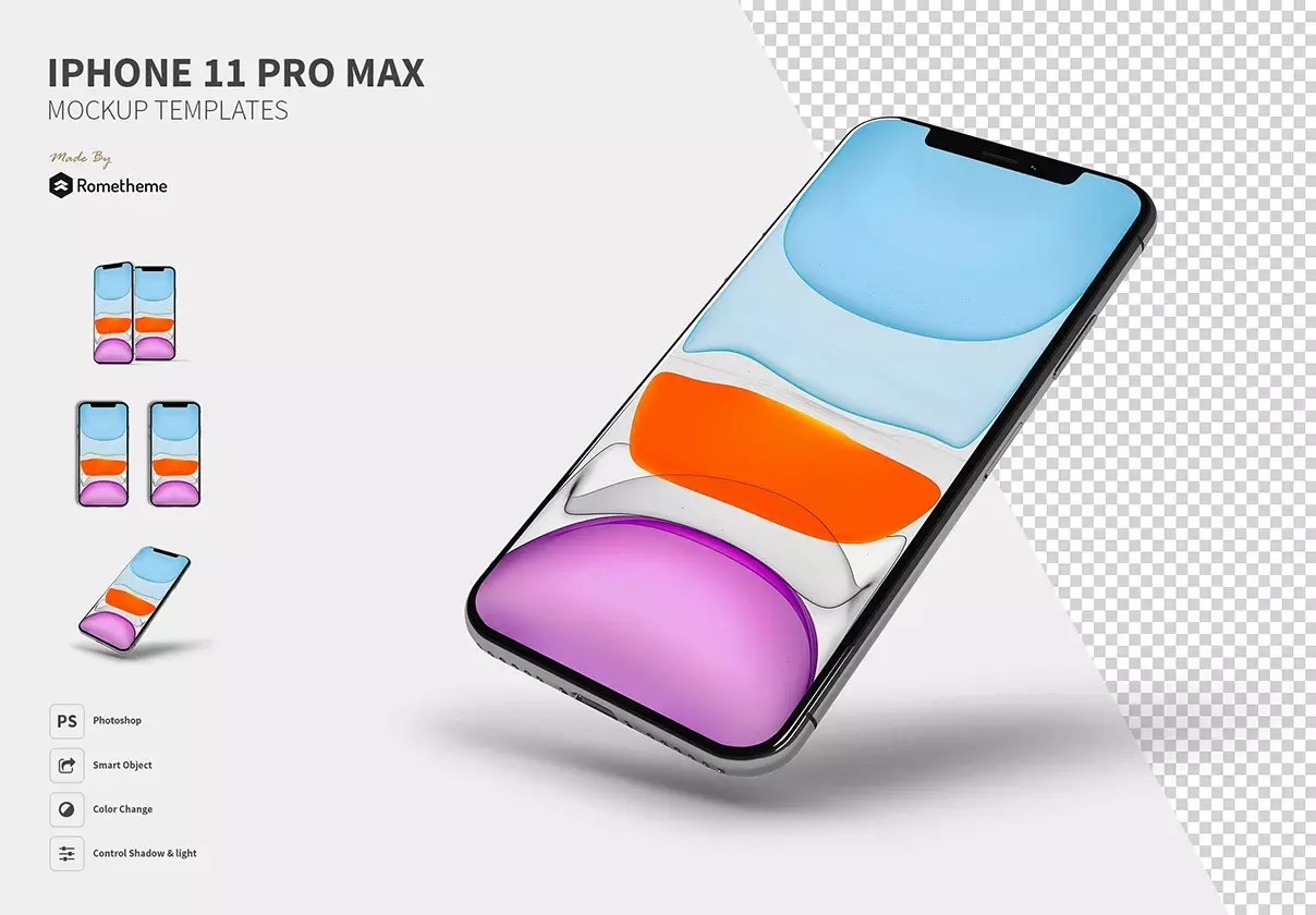 iPhone 11 Pro Max Mockups