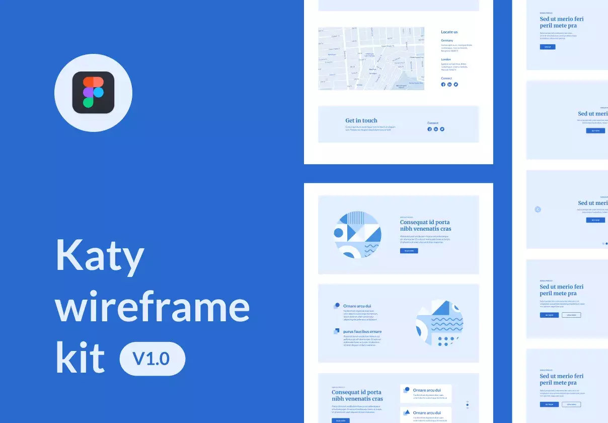 Katy wireframe kit