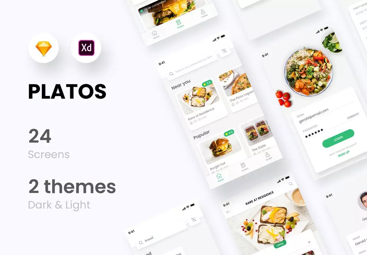 PLATOS Mobile UI Kit