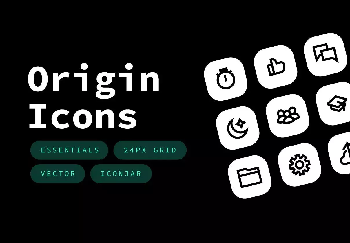 Origin Icons – Outline Essentials