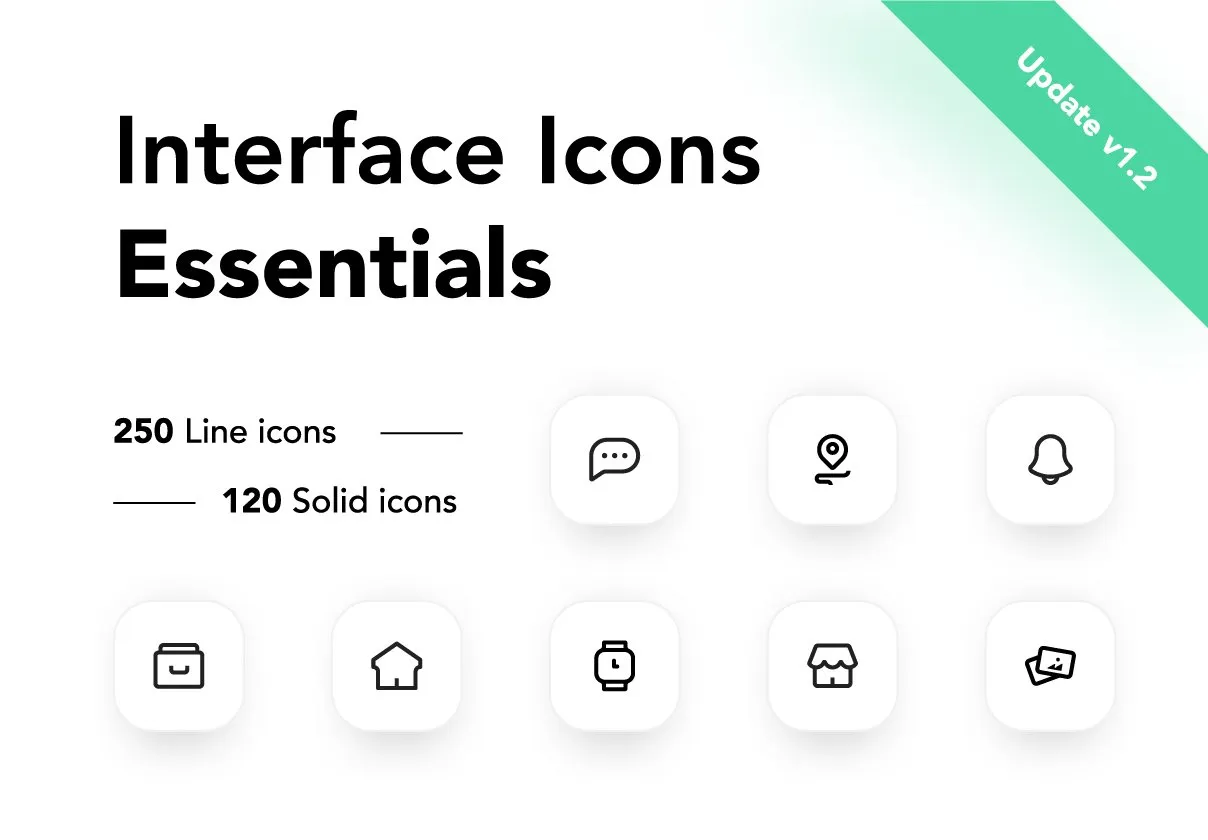 interface icon set (essentials)