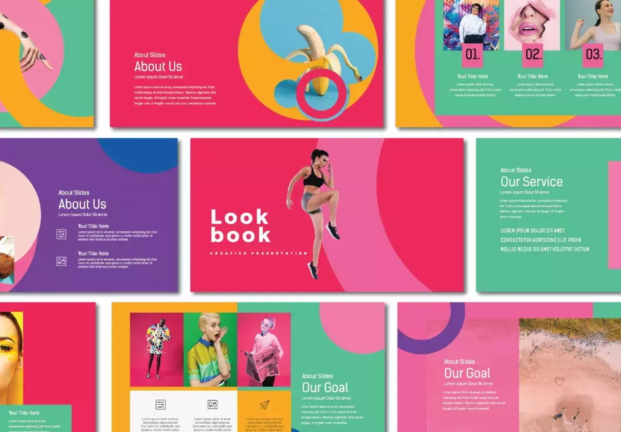 LookBook Pastel PowerPoint