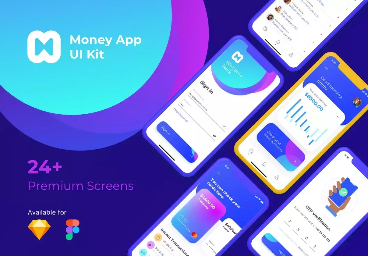 Money App UI Kit