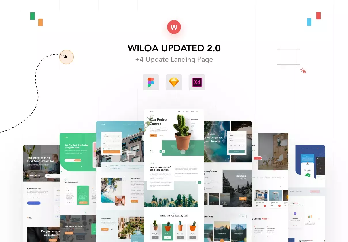 Wiloa - Landing Page UI-Kit (Updated)