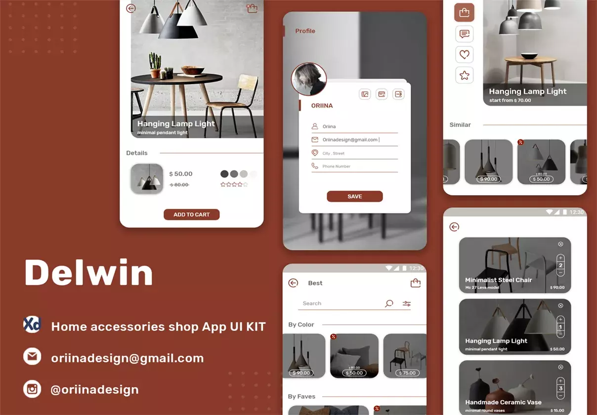 Delwin Ui kit