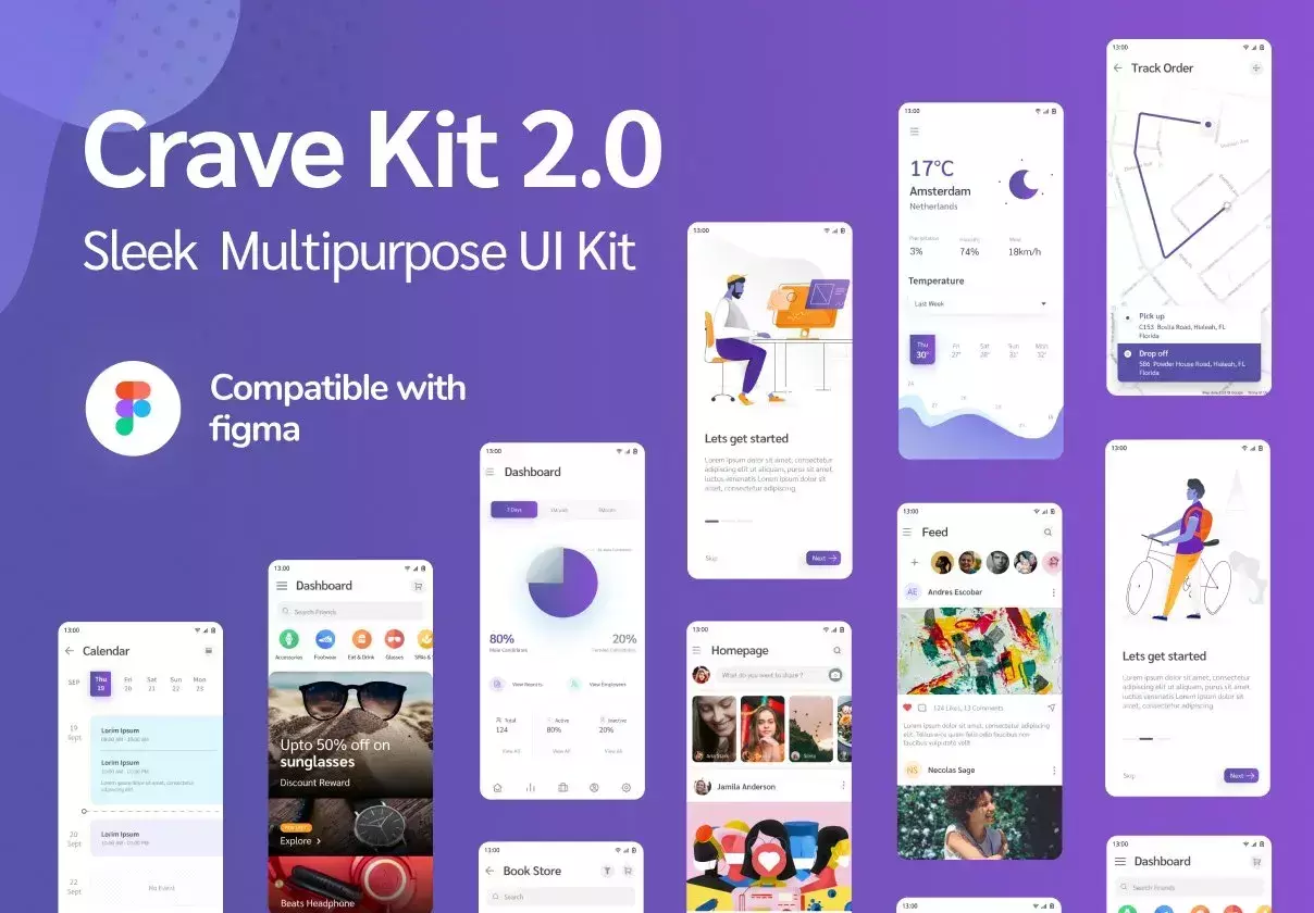 Crave - Multipurpose UI Kit 2.0