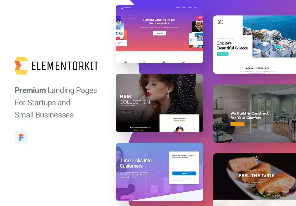 ElementorKit - Premium Landing Pages