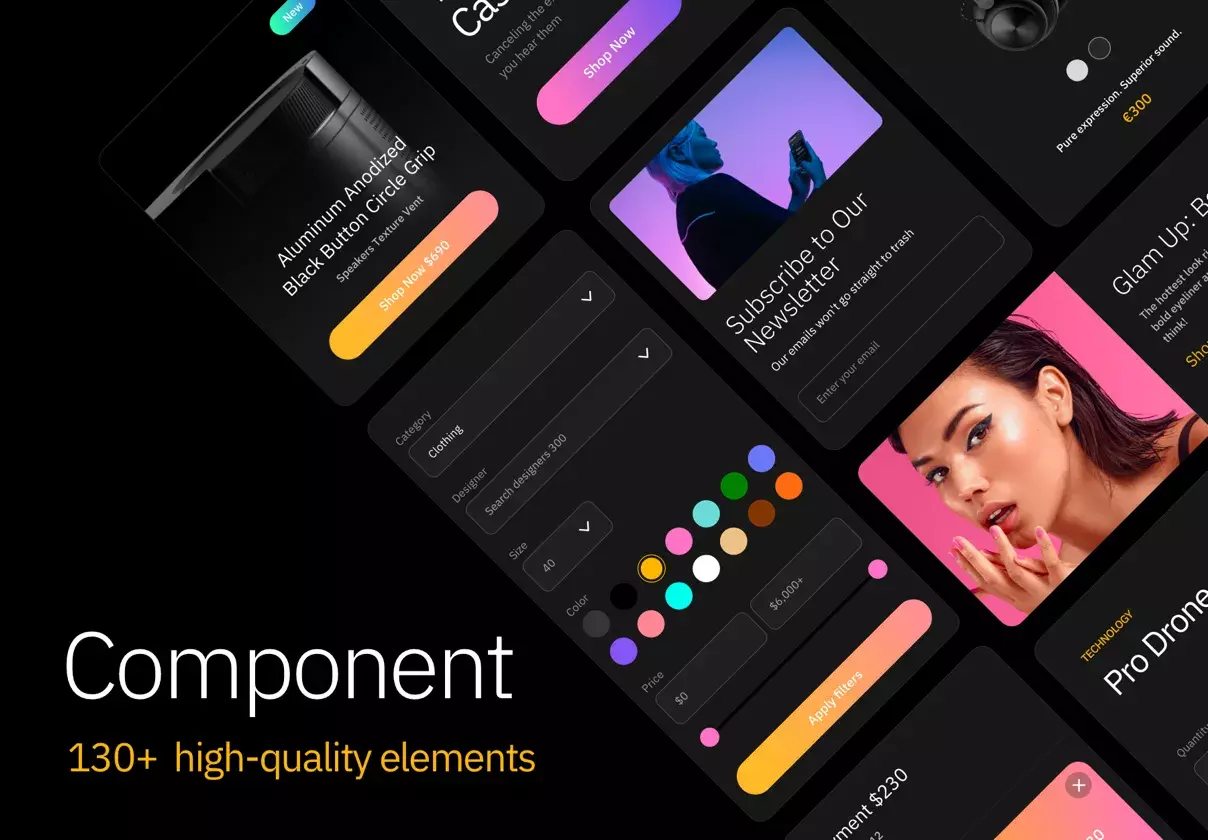 High-quality web components