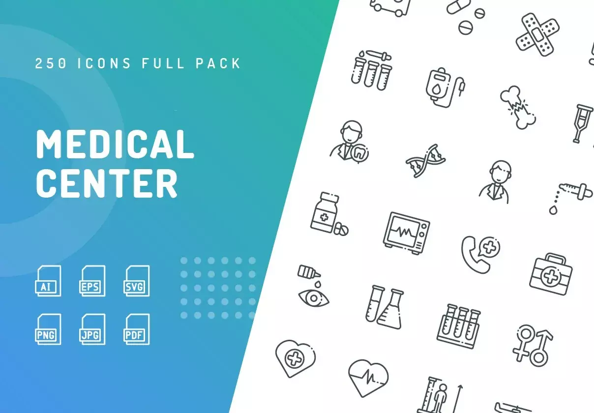 Medical Center Icons