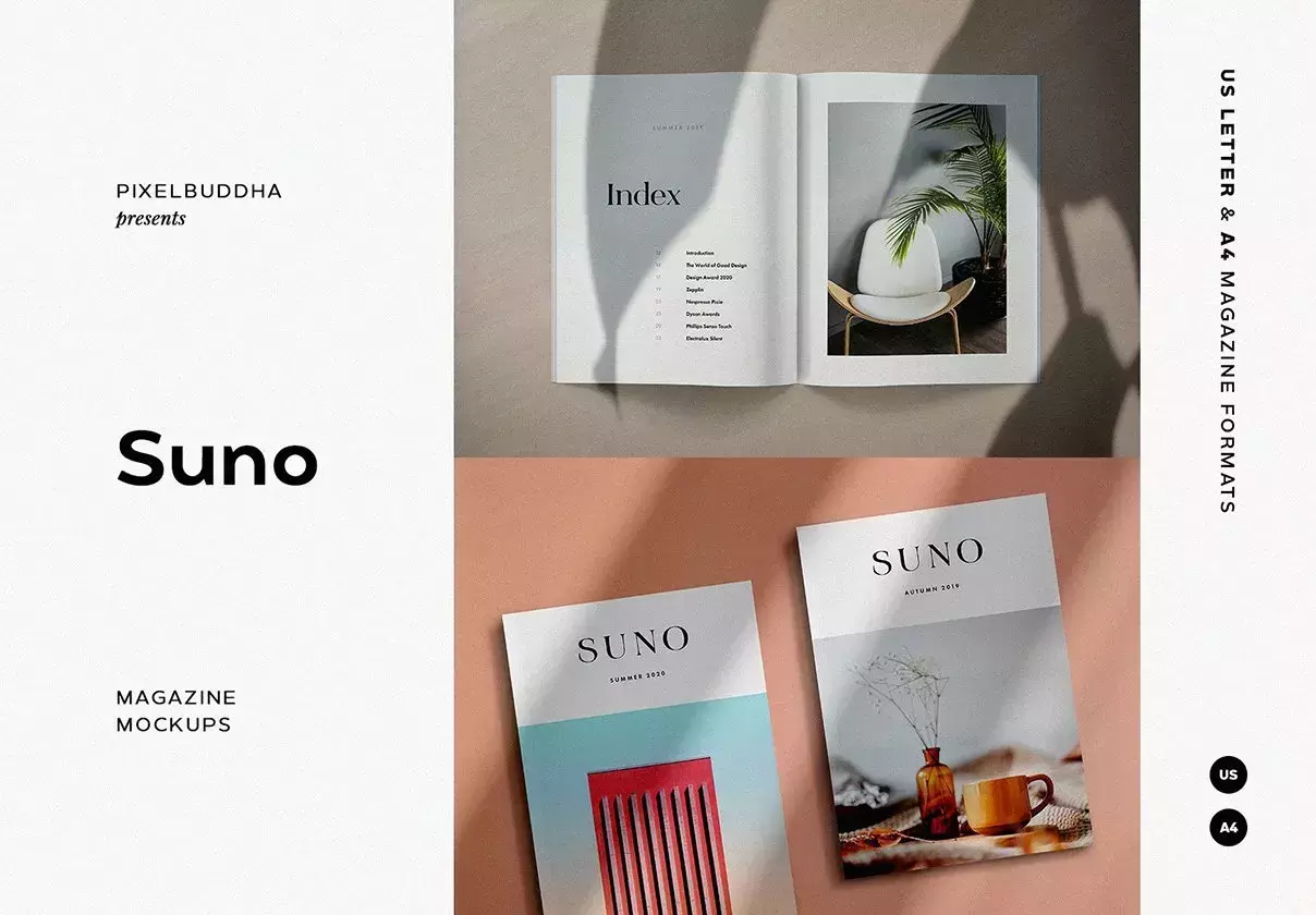 Suno Magazine Mockup Kit